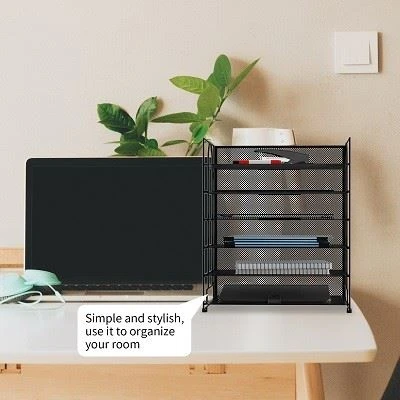 6 tier letter tray